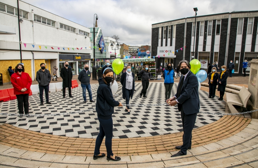 James with Halesowen BID and local traders