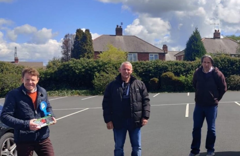 James with Andy Street and Cllr Stuart Henley