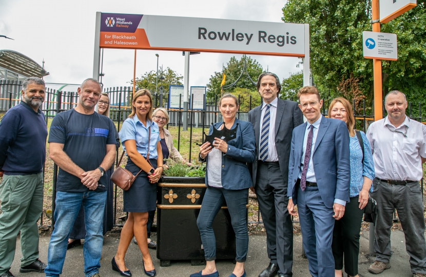 James and Andy at Rowley Regis Station