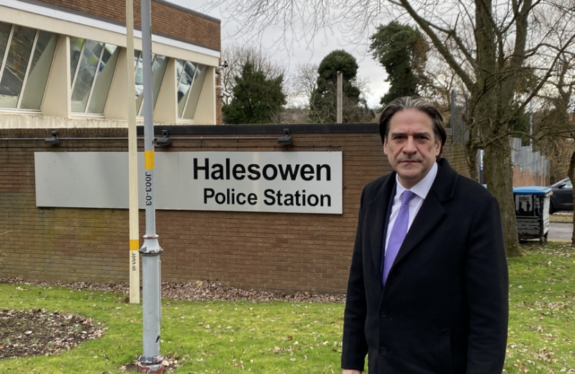 James at Halesowen Police Station