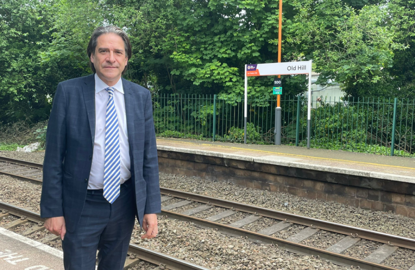 James at Old Hill Station