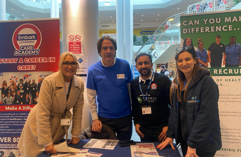 James at the 2024 Careers Expo