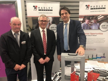 James Morris MP with Hadley Group Ltd