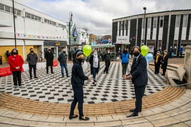 James with Halesowen BID and local traders