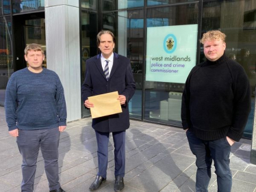 James with Simon Phipps and Mitch Bolton at PCC Headquarters