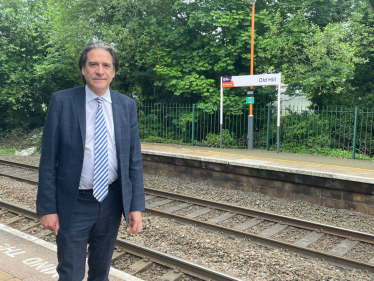 James at Old Hill Station