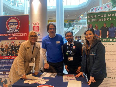 James at the 2024 Careers Expo