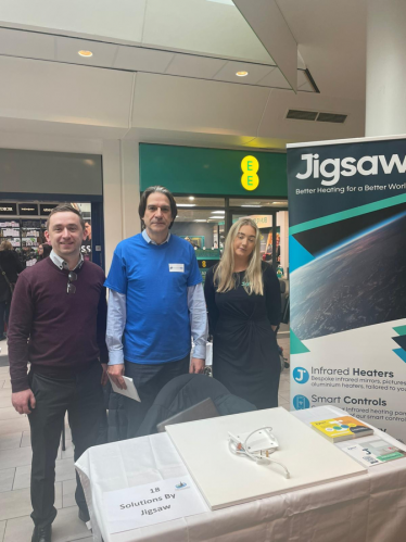 James with local employers Jigsaw Solutions