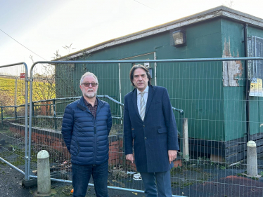 James and David Chaffey at Leasowes Park